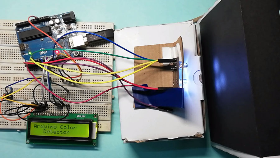 author prototype of arduino color sensor project