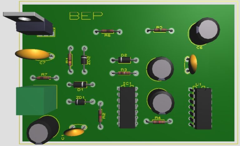 Delay Starter using 556 Dual Timer IC - Engineering Projects