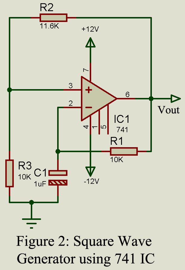 Square Wave Generator Circuit