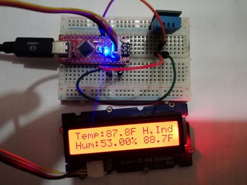 author prototype of temperature humidity and heat index meter