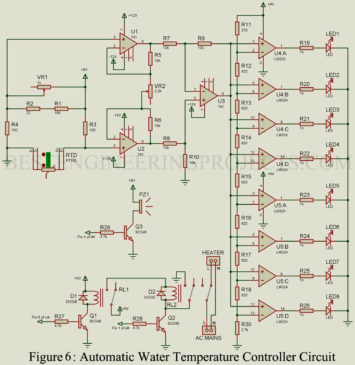 Water Temperature Controller Circuit