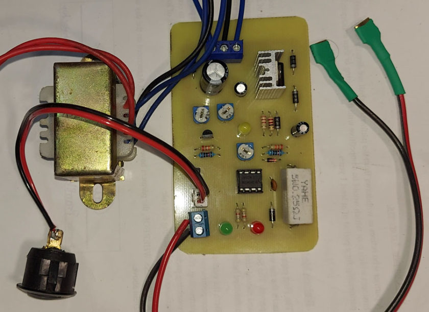 12v 7ah smart battery charger prototype