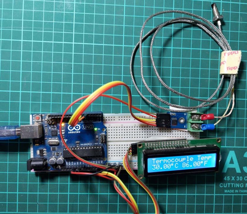 author prototype of arduino thermocouple interface