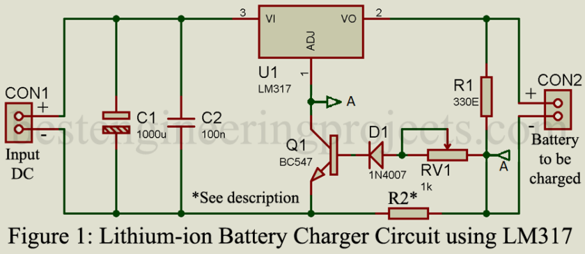 Lithium Ion Battery Charger Circuit