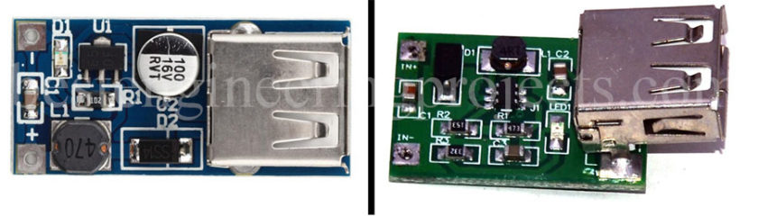 boost converter with USB