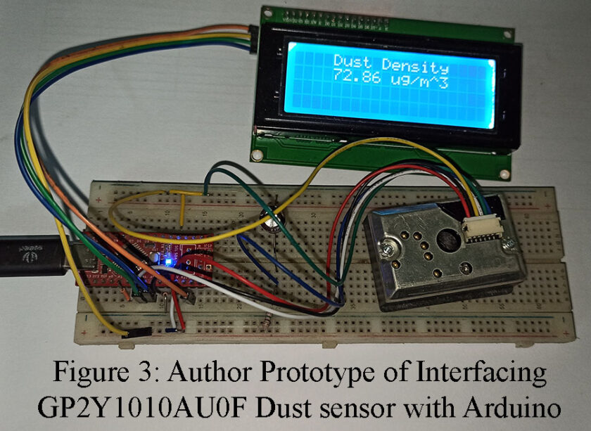 Interfacing GP2Y1010 Dust Sensor with Arduino