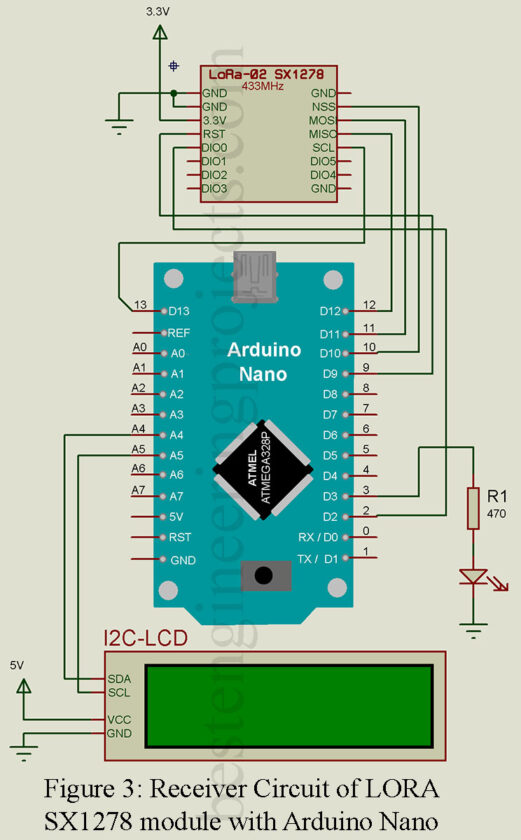 receiver circuit of lora sx1278