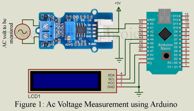 ac voltage measurement using arduino without transformer