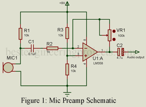 Mic Preamp Schematic