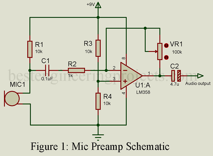 Mic Preamp Schematic: Elevate Your DIY Audio Projects - Engineering Projects