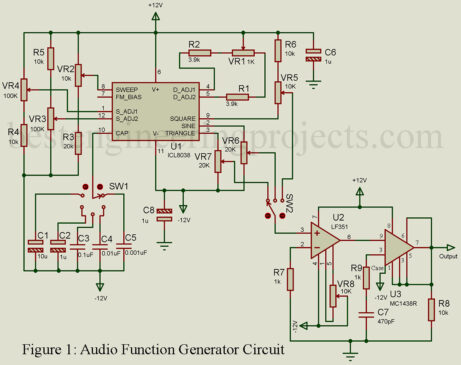 audio function generator circuit