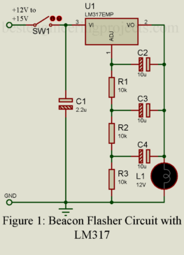 beacon flasher circuit